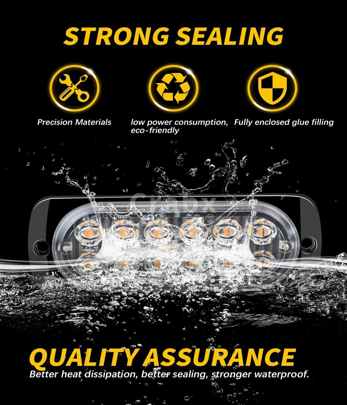 Generic 1224v Emergency Alarm Strobe Lighttruck Side Marker