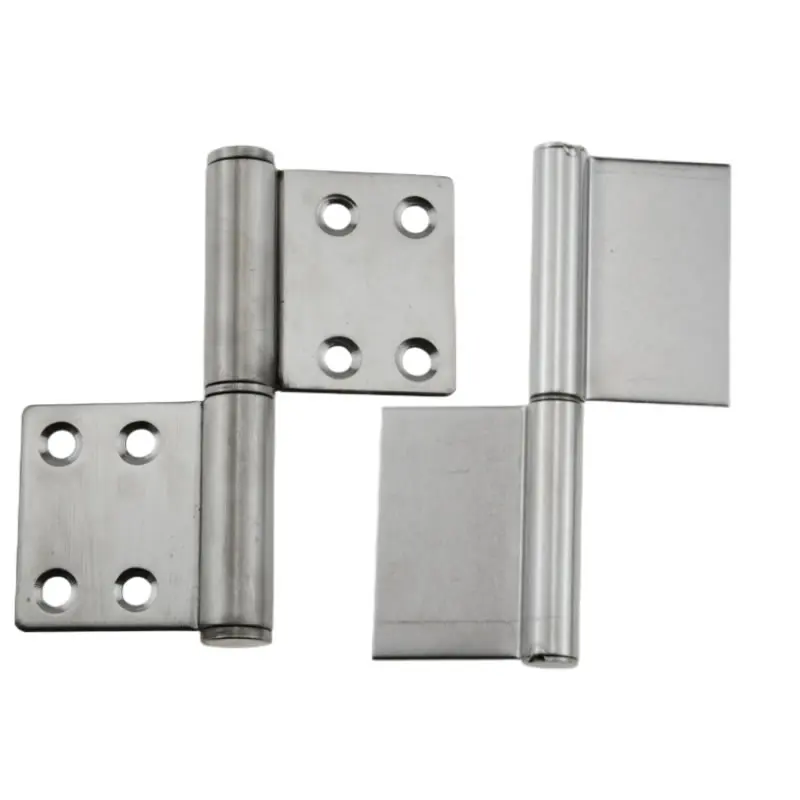 Stainless Steel Flag Shape Detachable Hinge Thickened Blades High Load-Bearing Fire Door Hinge Anti-theft Door Welded stainless steel hinges door hinges