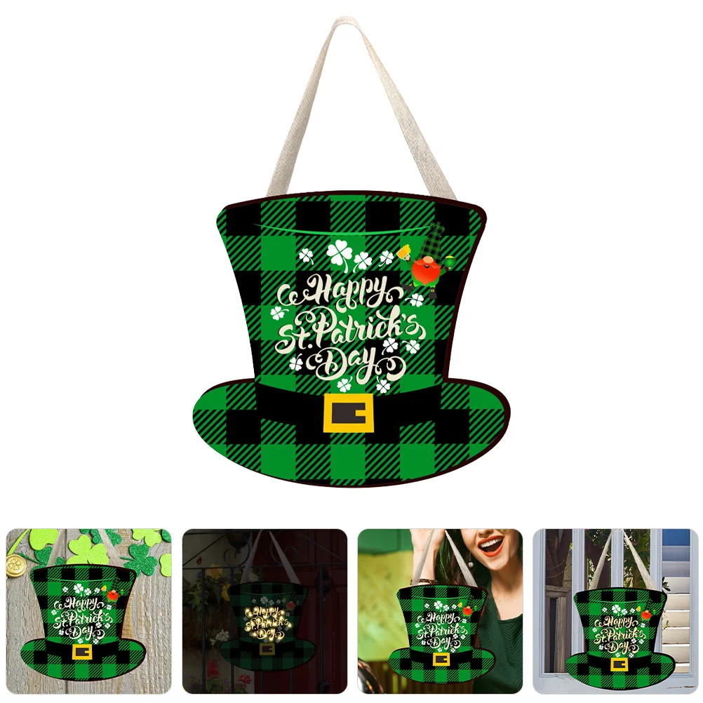 

Украшение для списка, подвесной знак, шляпа, узор, подвеска для двери, Фотофон в стиле Святого Патрика