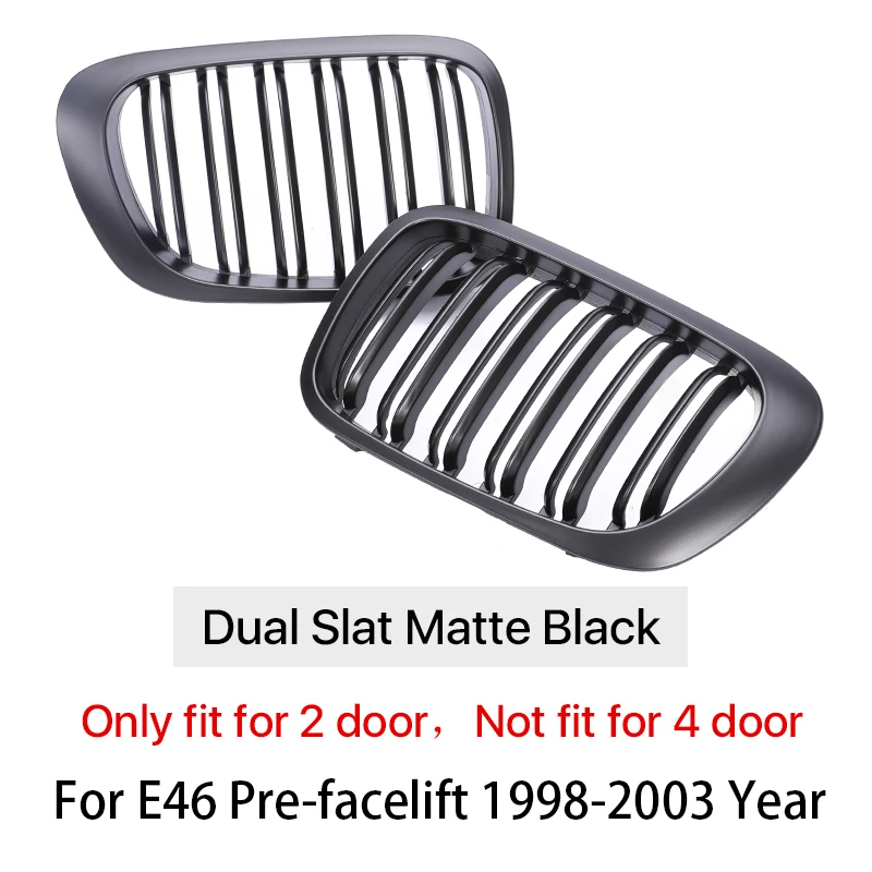 Grills Grille Cover Vervanging Voorbumper Racing Grille Voor BMW 3