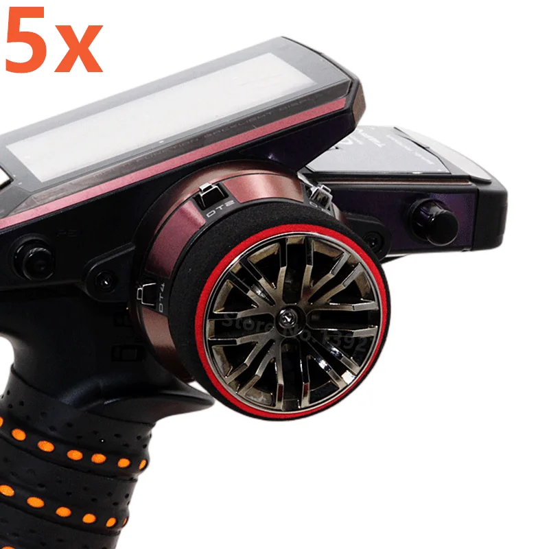 5Pcs2ColorRCCarsTransmitterSteeringWheelFoamGripHandWheel