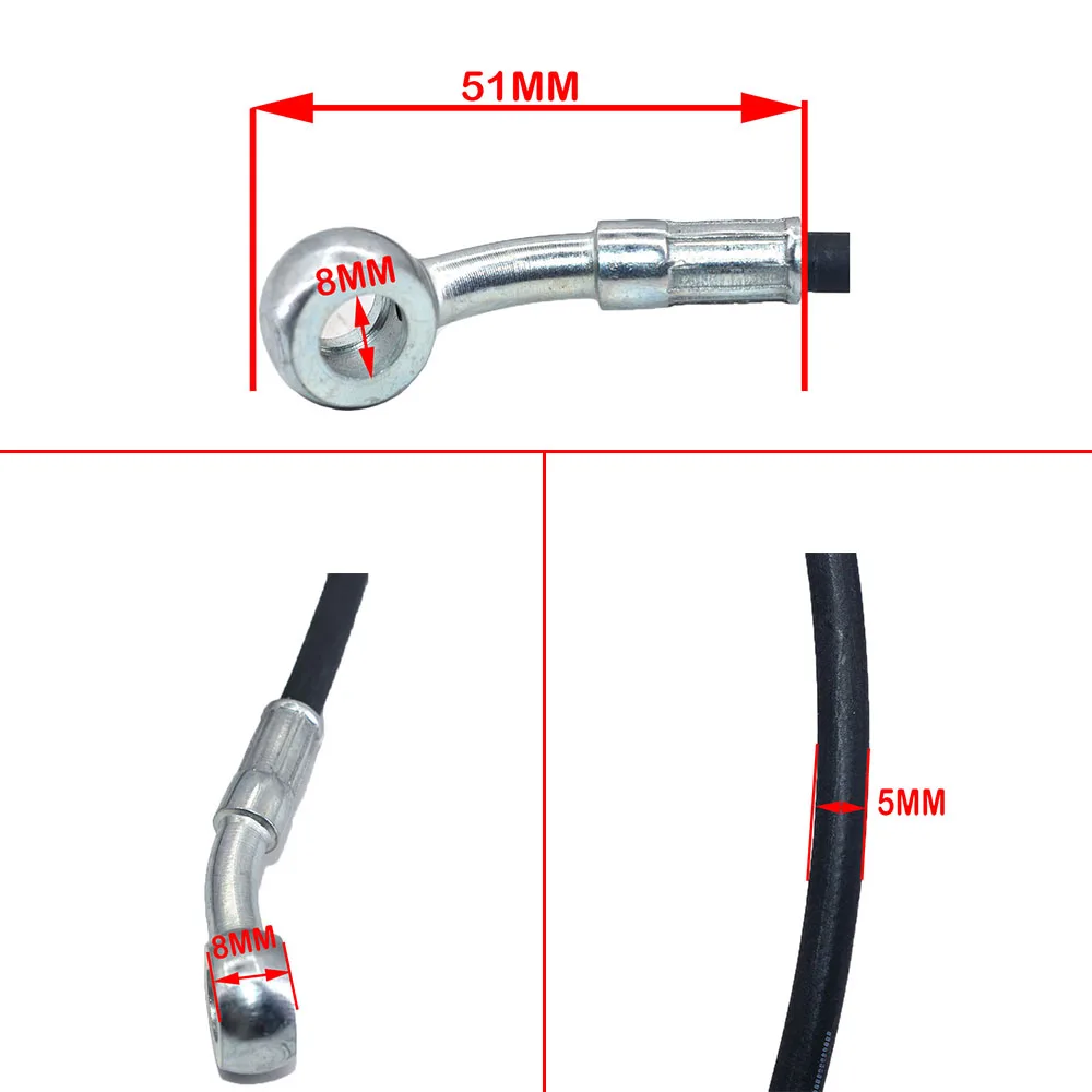 Motorcycle Hydraulic Brake Clutch Oil Hose for Citycoco motorcycle electric scooter - Image 6