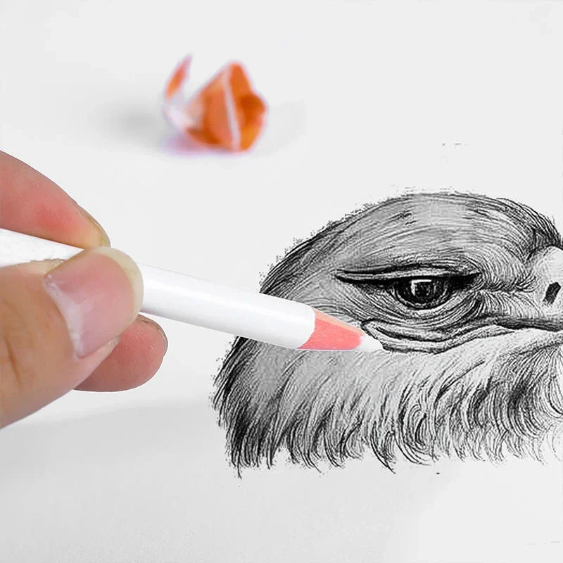 Pen Shape Eraser Professional Rubber Pencil Erasers for Drawing Sketching Kawaii Korean Stationery School Office Supplies 2pcs pencil eraser eraser pen eraser refillable pen