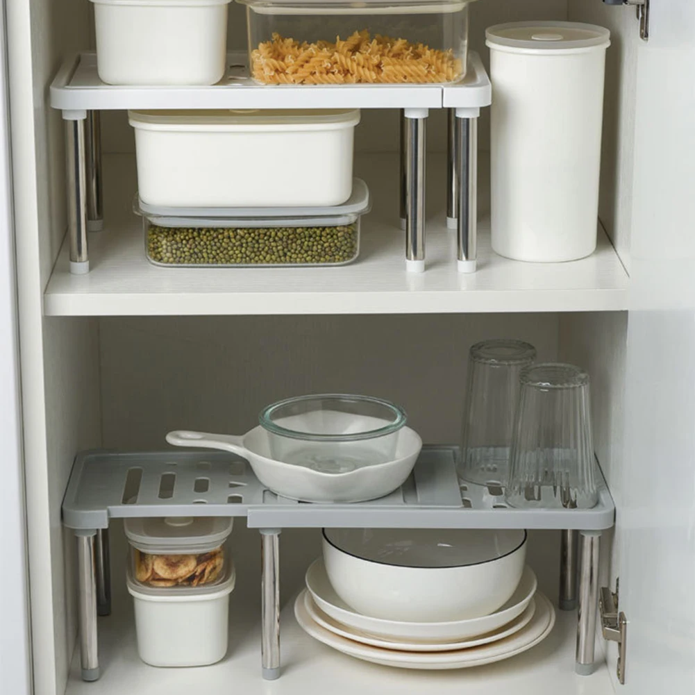 Multifunctional Telescopic Kitchen Storage Rack