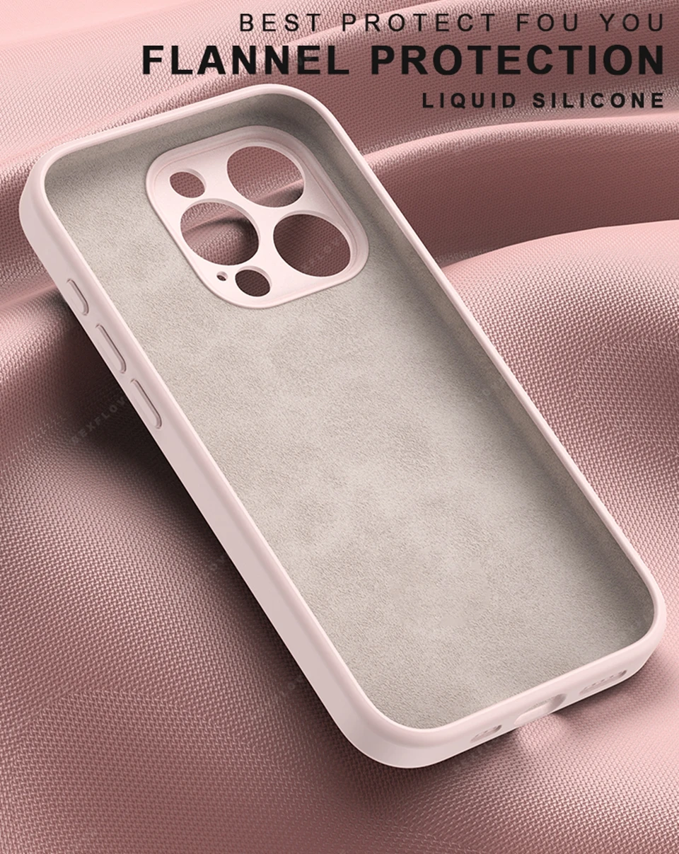 Magnetic Liquid Silicone Stand Phone Case with Magsafe-Compatible Protector