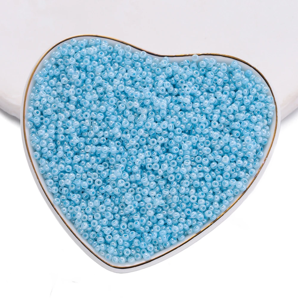 Vibrant 2mm Glass Seed Beads for DIY Jewelry and Crafting - 1000pcs Collection