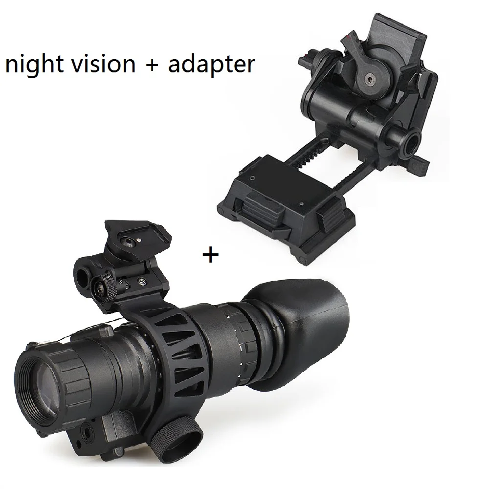 Spedizione Gratuita Tactical Pvs-14 Night Vision Scope Dispositivo Monoculare Per Caccia Wargame Hs27-0008