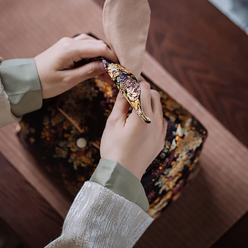 Chinese Style Kung Fu Tea Teaware Storage Bag Pouch Portable Tea Set Empty Package Cloth Bag Outdoor Travel Tea Set Cozy Cozies