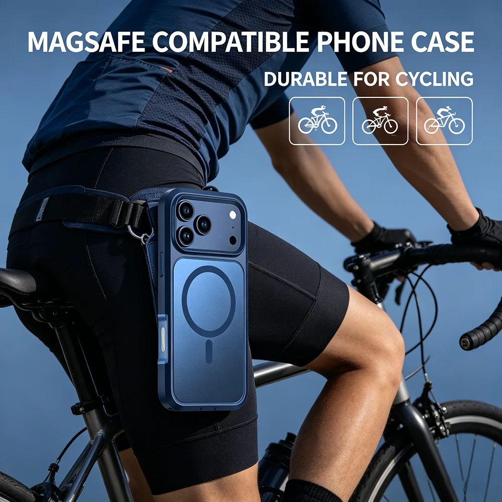 Military Grade Drop-Tested MagSafe Charging Armor Protective Phone Case, OTT-BOX Series