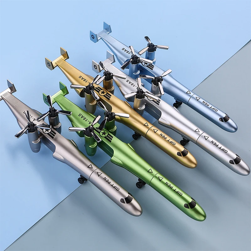 

NEW Creative Helicopter Airplane Shape Gel Pen Student Writing Office Supplies Student Stationery Boy Gift