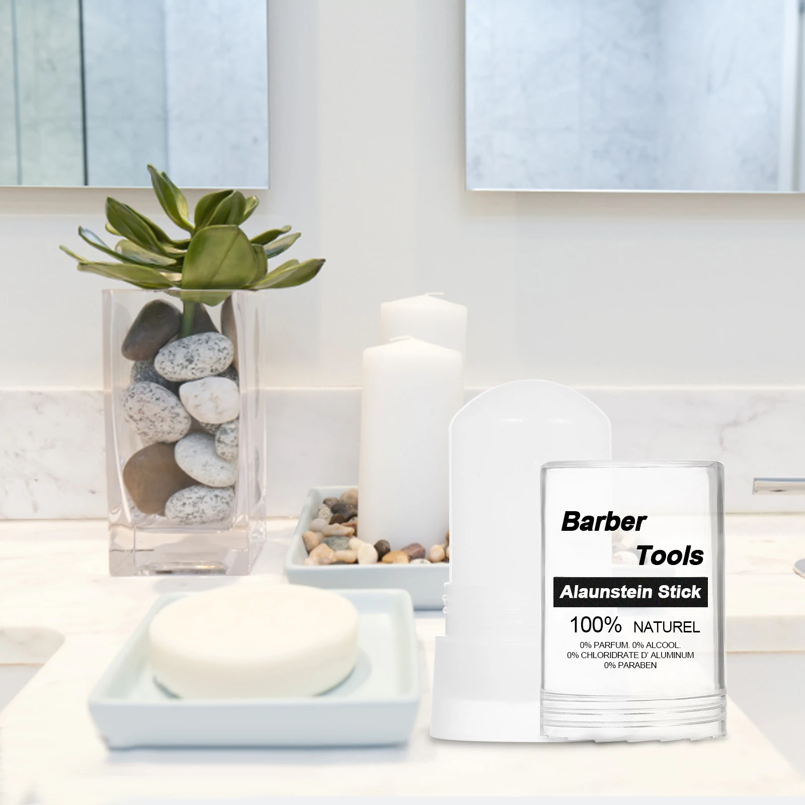 Alum Stone Natural After Shave Deodorant Soothes Skin Stop Bleeding deodorizing stick deodorant cream deodorant lotion deodorant stick deodorant spray