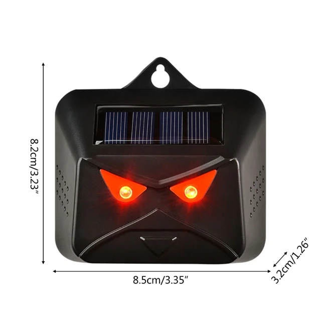 Kültéri Ultrahangos Állati Visszatelepítő Napenergia -Visszataszító Villogó Led -Es Lámpákkal Kiutasított Macskák Vad Sertések Kompakt - Image 6