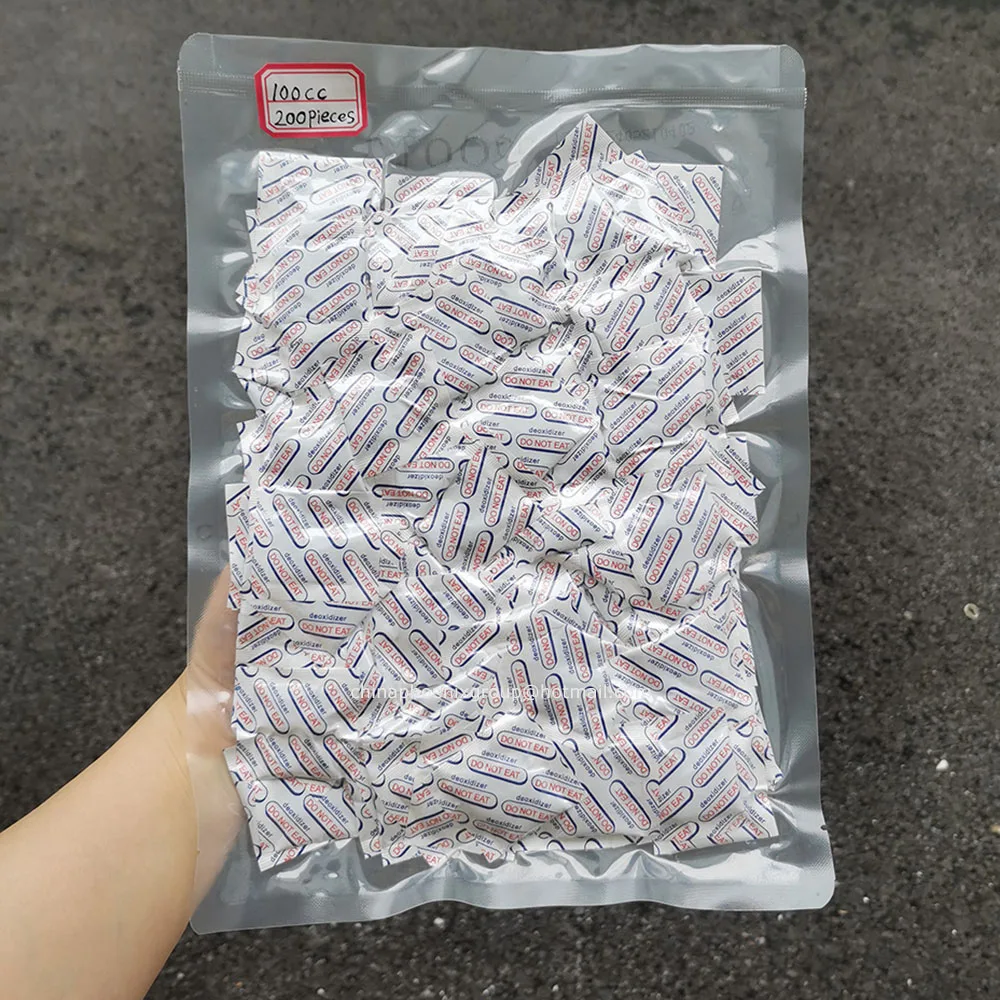 Food Grade 500cc Oxygen Scavenger Catalyst Oxygen Absorbent o2 Absorber for Mylar Bags, Mason Jars and Long Term Food Storage