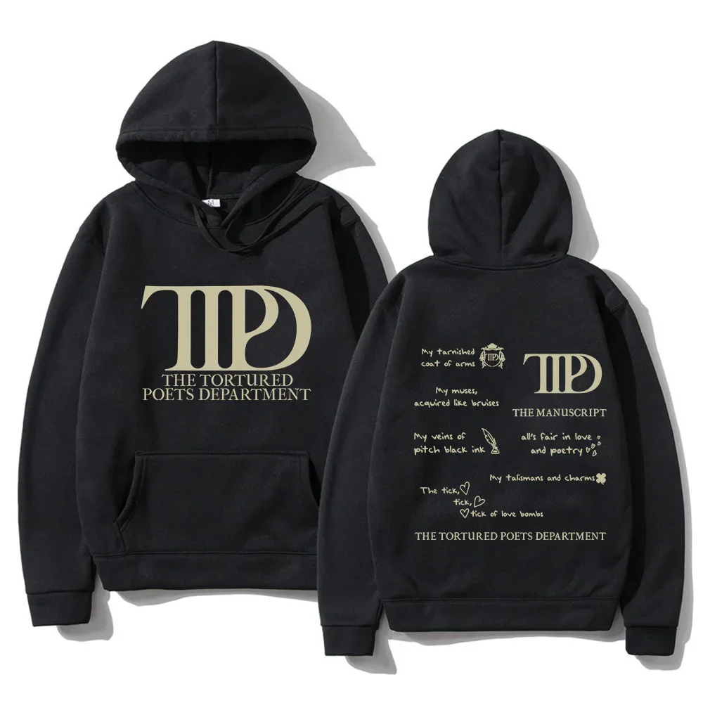 The Tortured Poets Department Graphic Hoodies Autumn Casual Sweatshirts Women/men Long Sleeve Pullovers Brand Fleece Clothing
