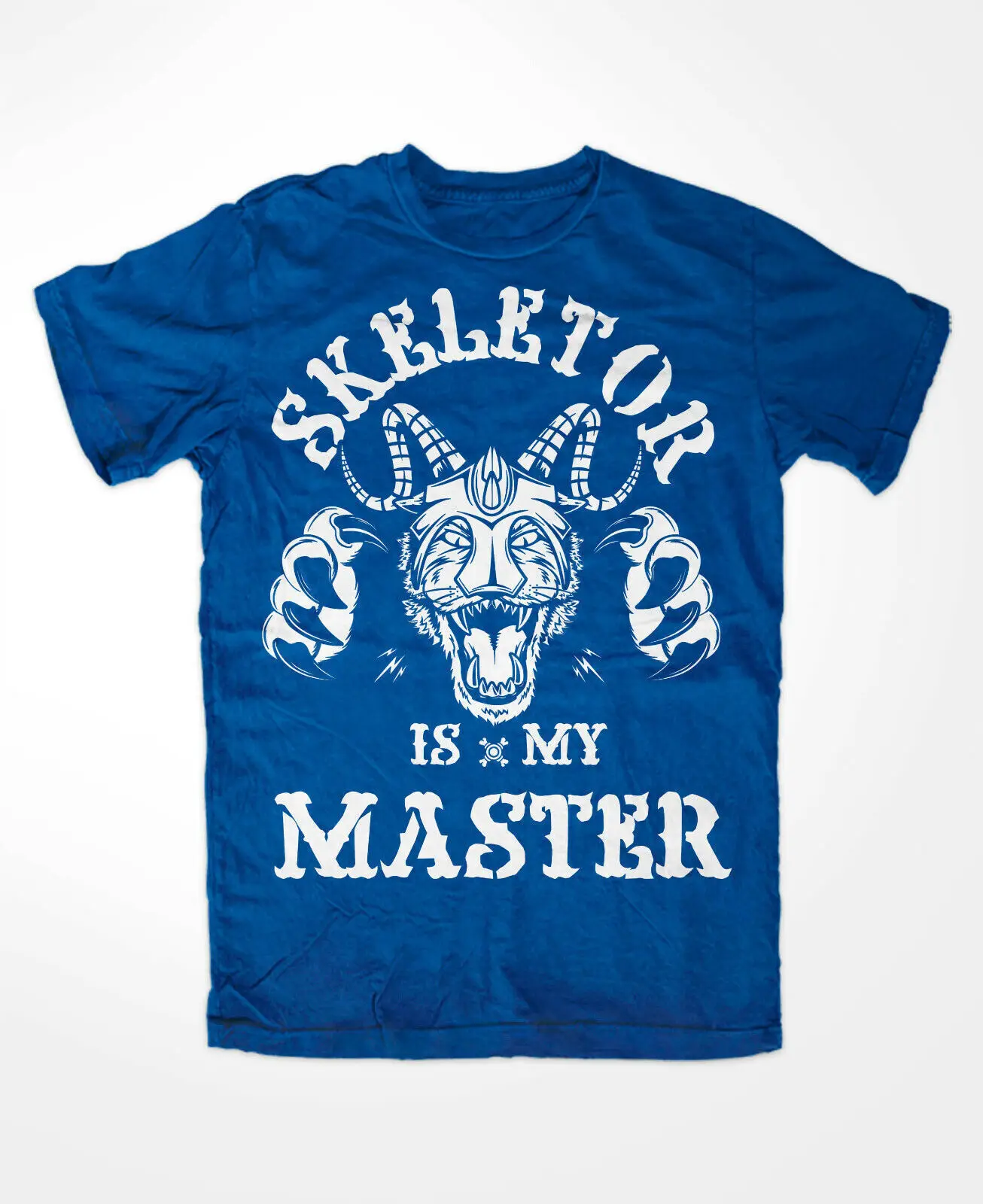 Skeletor Is My Master T Shirt Blue Motu Cult Universe Masters Snake Mountain