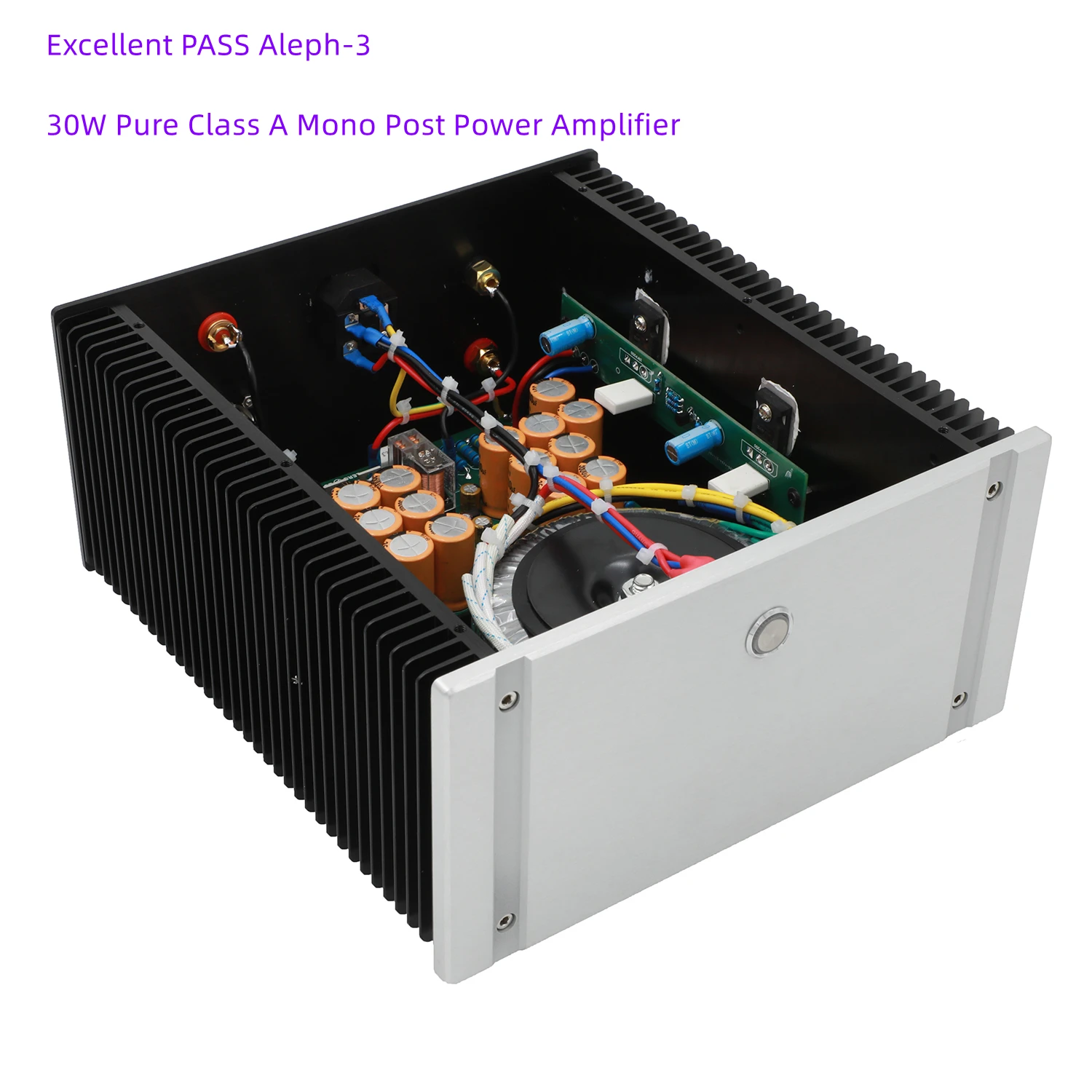 Excellent PASS Aleph-3 30W Pure Class A Mono Post Power Amplifier
