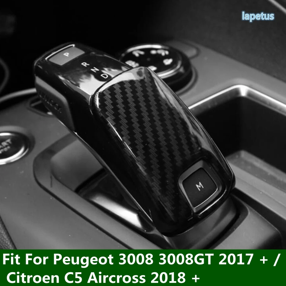 Kit Pomello E Cuffia Cambio 5 Marce In Pelle PU Per Peugeot 307 308 607 608 E Citroen C3 C5