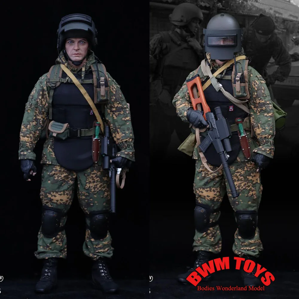 

In Stock UJINDOU UD9025 1/6 Scale Collectible Russian FSB Special Forces Male Soldier Full Set 12inch Action Figure Model Toys