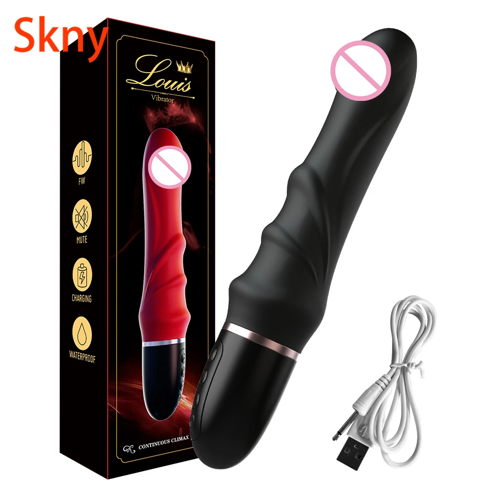 Großer Dildo-Vibrator für Frauen, 10 Modi, G-Punkt-Klitorisstimulator, leistungsstarkes Vaginalmassagegerät, weiblicher Masturbator, Sexspielzeug für Erwachsene 1