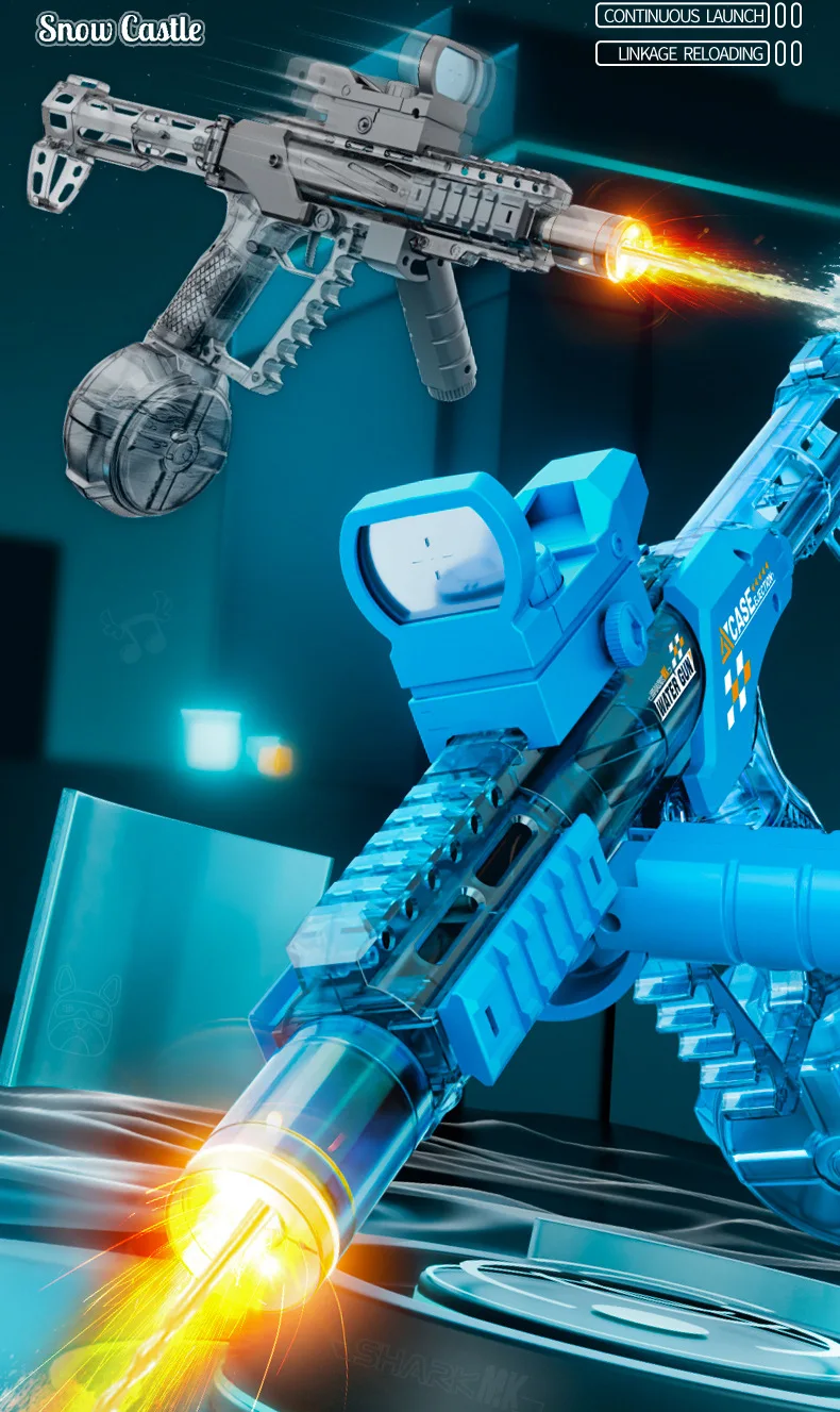 Electric Dragon Water Gun Automatic Squirt Blaster For Kids_voghion.com