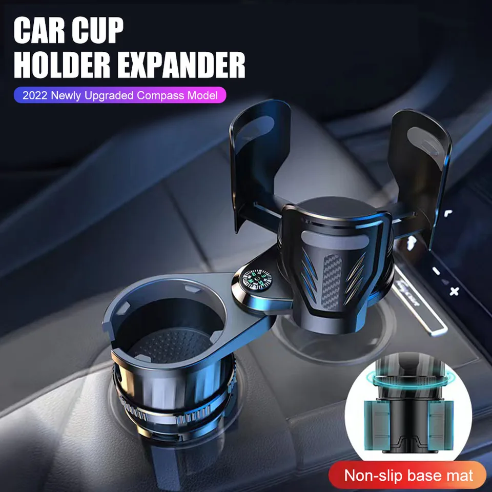  UPWINGSPIRAL Car Cup Holder Expander with Adjustable