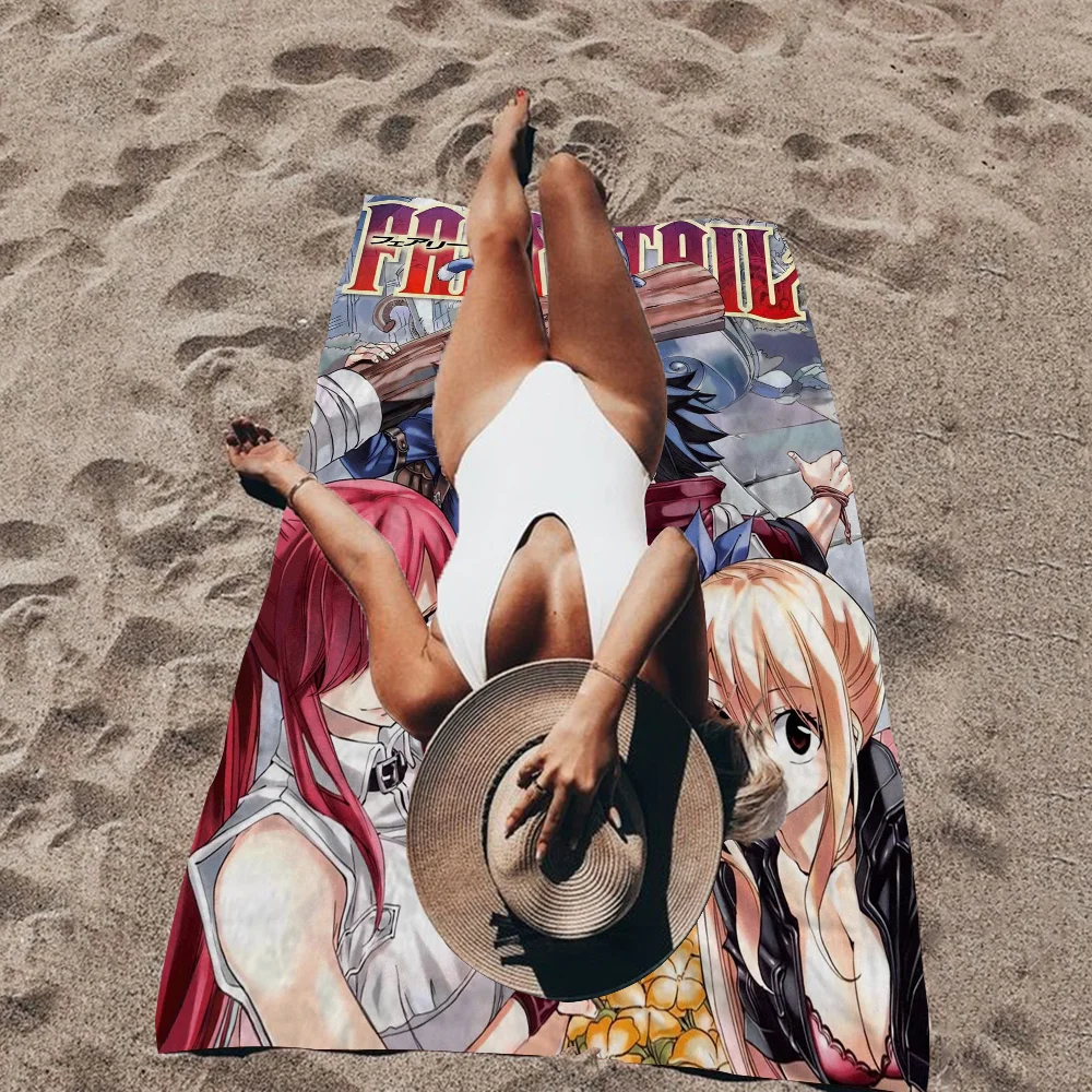 Fairy Tail Towel Microfiber Beach Towel Absorbent Quick dry Soft Yoga Swimming Resort Mountain Climbing Towel 3