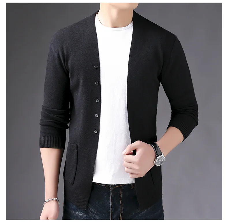 

Newest Fashion Men Jackets and Coats Mens Cardigan High Street Trend Windbreaker Autumn Overcoat Casual Men Clothing