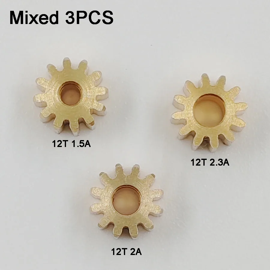 122A 121.5A 0.4M Pinion Motor Shaft Hole 1.5/2mm Outer Diameter 5.6mm Mechanical Copper Gears 12T 1.5A 2A 2.3A motor gear,transmission gear