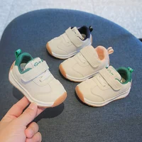 Baby Sneaker Todddler Shoes 1-3 Years Boys and Girls Spring Autumn Casual Sport Shoes Outdoor Walking High Quality Rubber and PU 1