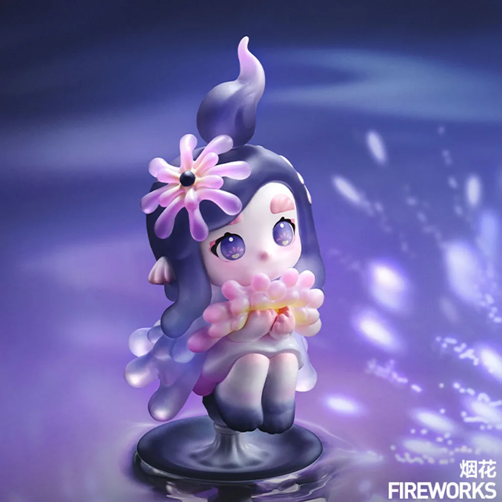 thumbnail image 1 of Popmart Chaka Light Sprite Series Blind Box Guess Bag Mystery Box Toys Doll Cute Anime Figure Desktop Ornaments Gift Collection, 1 of 5