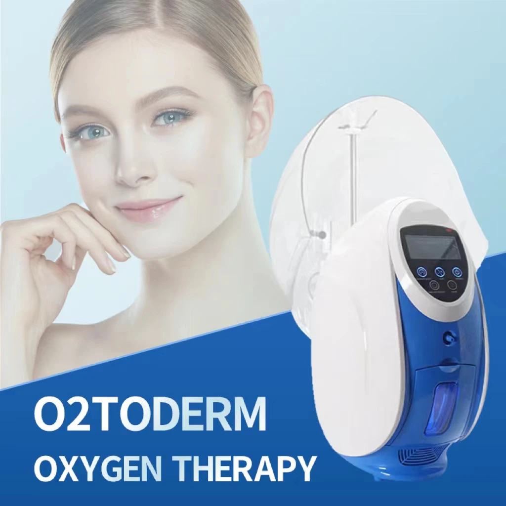 O2toderm Pure Oxyge Facial Big Dome Mask Spray Gun and High Oxygen