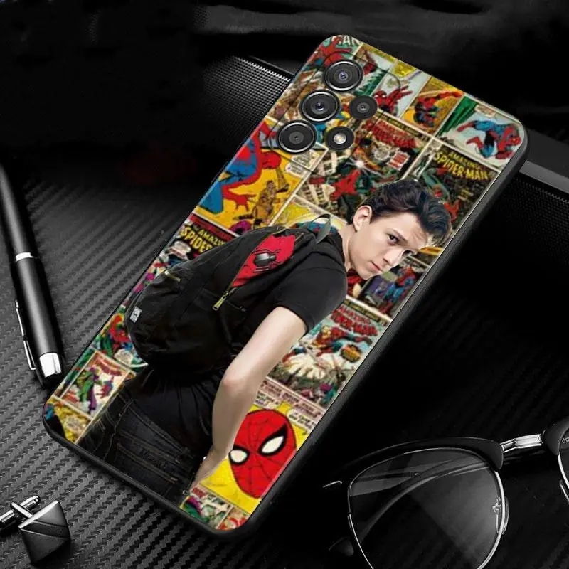 kawaii samsung cases For Samsung A12 Phone Case for Galaxy A21s A22 A32 Cases A51 A13 A52 A52s A71 A72 Marvel Spiderman 3 Superhero Movie Comics LOGO cute samsung cases