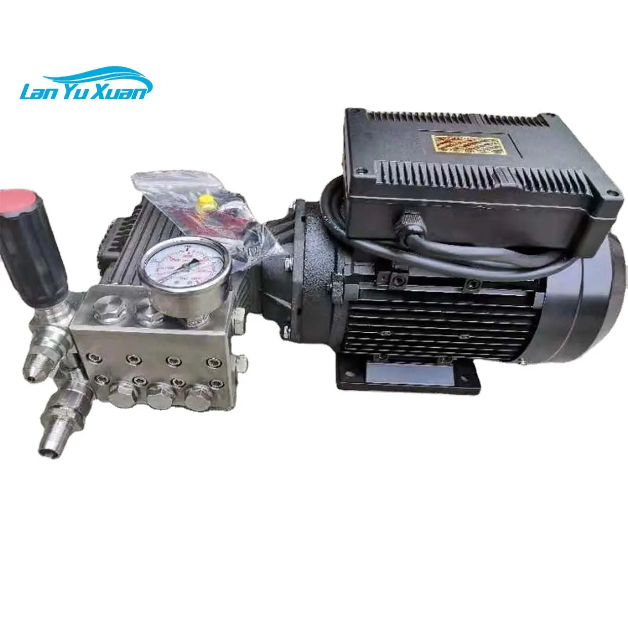 

1500Psi 100bar 15lpm Stainless High Pressure Triplex Plunger Washer Pump for Sea Salt Water with Motor 3.0KW 220v 50HZ