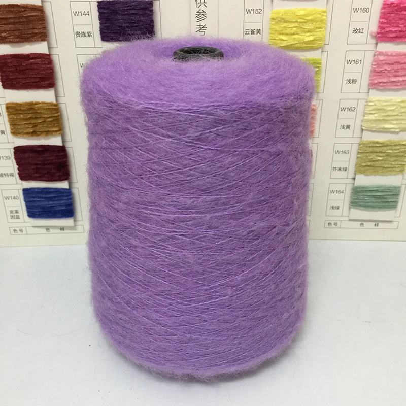 500g Mohair Silk Wool Yarn For Knitting Thin Angora Crochet Thread Soft DIY Sweater Scarf Shawl Puffy Line Lanas Free shipping 4