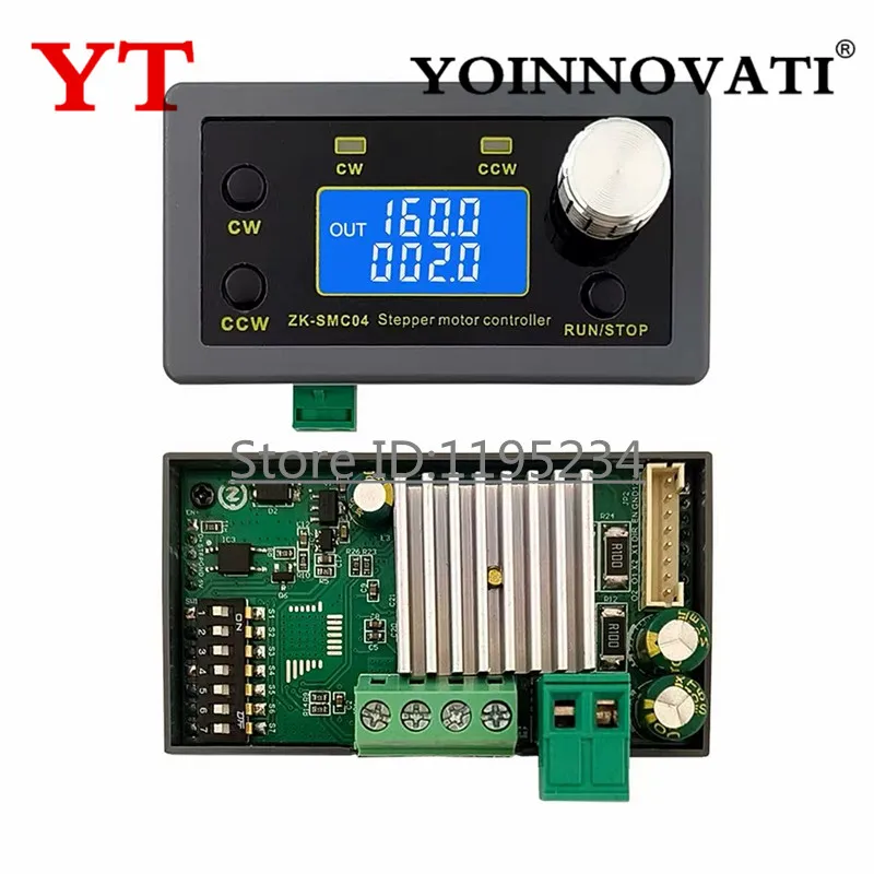 SMC04 High-power Stepper Motor Drive Integrated 42 57 Stepper Motor Forward and Reverse Control TTL Serial Communication