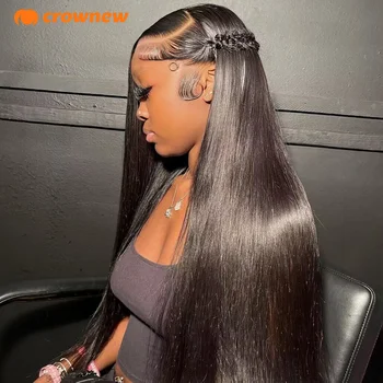 Straight Lace Front Wigs Human Hair 13x4 HD Lace Frontal Wigs Human Hair 100% Real Human Hair Wigs Preplucked Cheap Wigs