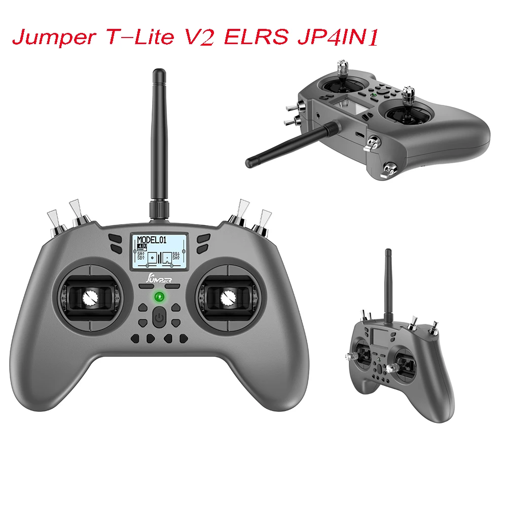 

Jumper T-Lite V2 ELRS JP4IN1 2,4 ГГц 16CH Датчик Холла Gimbals 150 мВт встроенный многопротокольный пульт дистанционного управления OpenTX передатчик