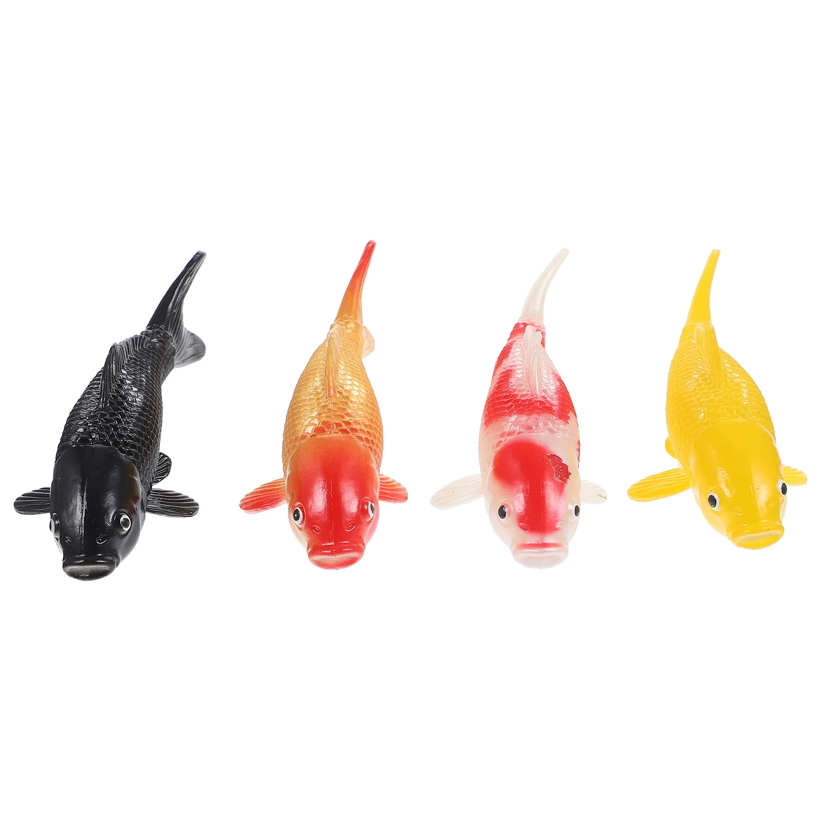 

4pcs Artificial Fancy Carp Fake Fish Ornament Aquarium Fish Tank Decoration