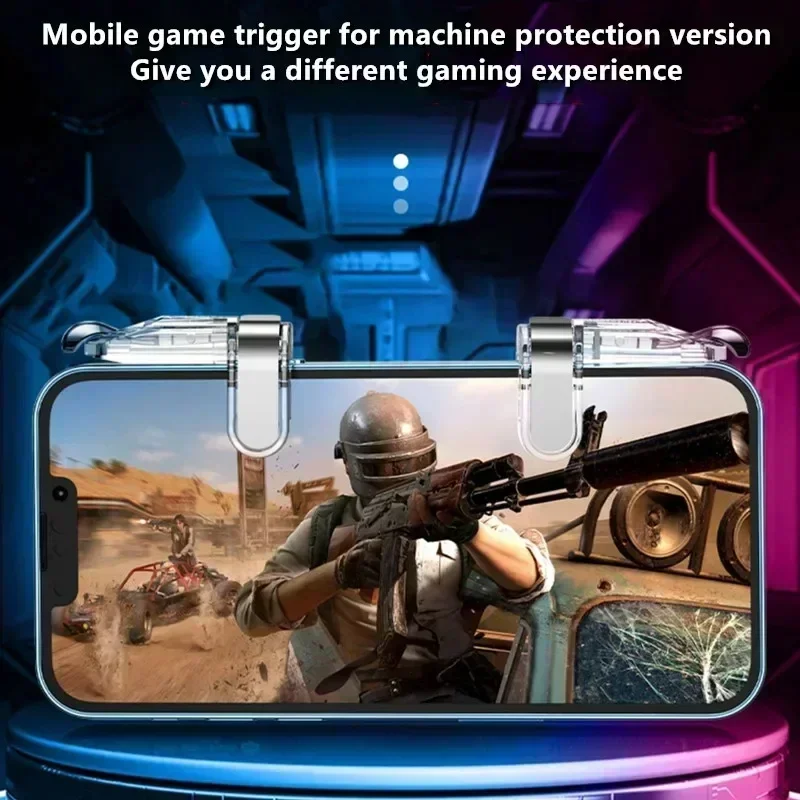 K03 وحدة تحكم ألعاب الهاتف المحمول 4 أصابع PUBG Ga...