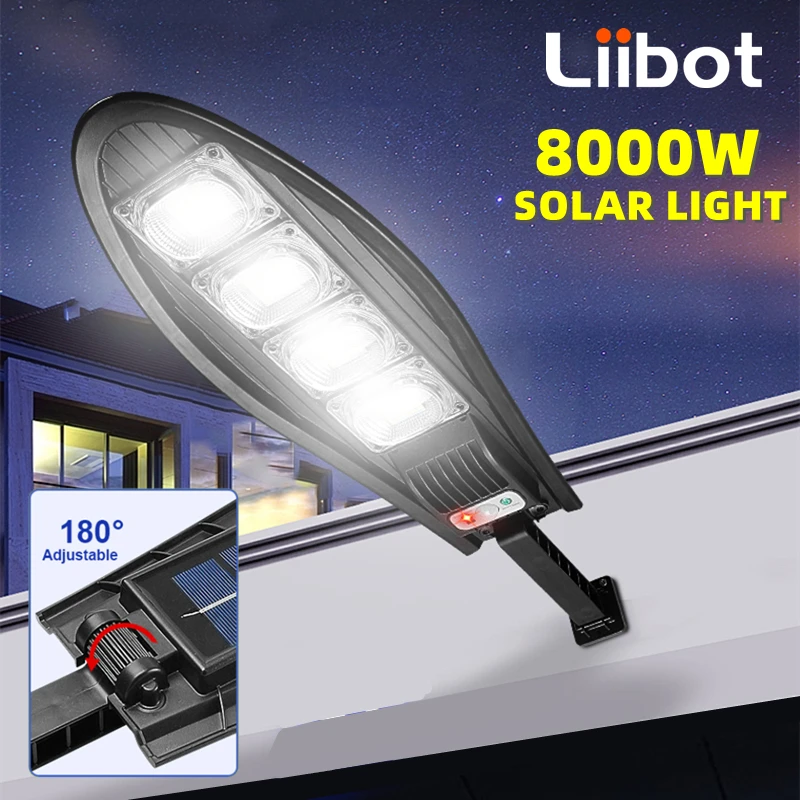 

Уличный настсветильник светильник на солнечной батарее, 8000 Вт, IP65, с датчиком движения