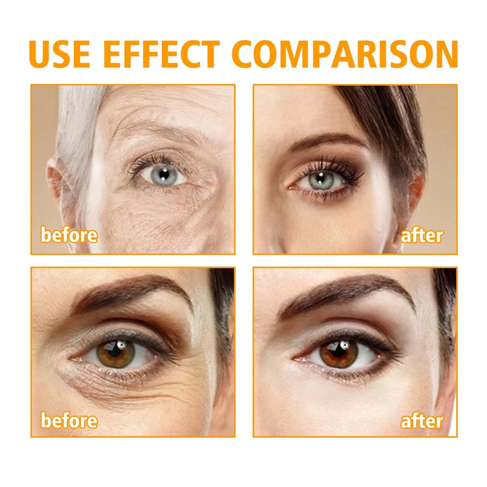 HOYGI 5D Peptide Anti-Wrinkle Eye Repair Cream Reduces Fine Lines Crow's Feet Firming and Smoothing Skin Moisturizing Eye Cream