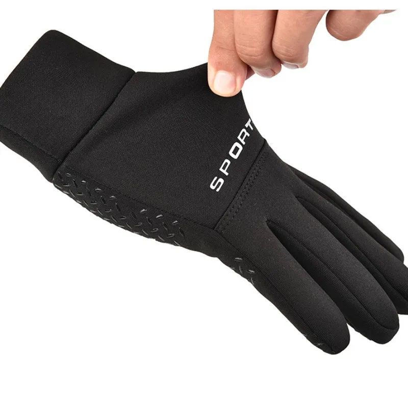 Winter Fishing Gloves Women Men Universal Keep Warm Protection Anti-slip Gloves 2 Cut Fingers Outdoor Angling Camping Hiking