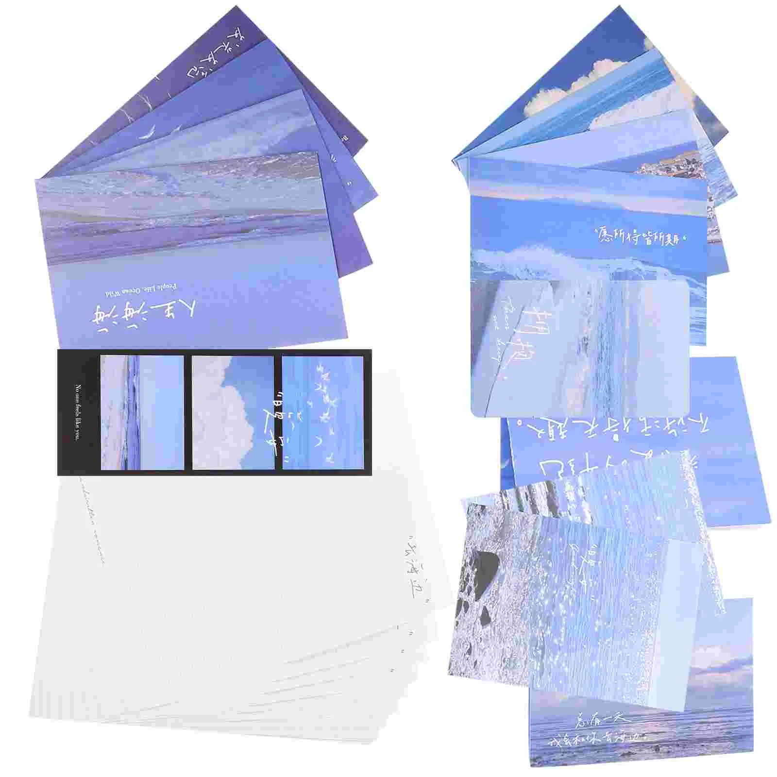 

1 Set Letter Paper Kit Letter Writing Paper Decorative Scrapbooking Paper Set Letter Paper Envelope Kit
