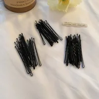 Multi-style Solid Black Hair Clips Set Bobby Pins for Women Simple Fashion Wave Hair Pins Side Hairgrip Hairstyle Accessories - Image 4