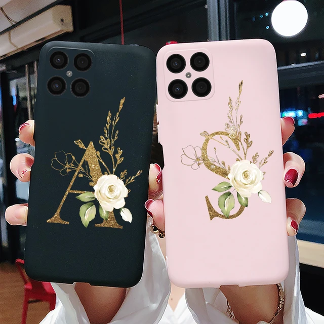 For Huawei Honor X8 Case Honor X8 Cute Letters Back Cover Soft Silicone  Fundas Phone Case