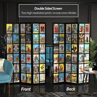 6 Ft. Tall Double Sided Rider-Waite Tarot Canvas Room Divider 2