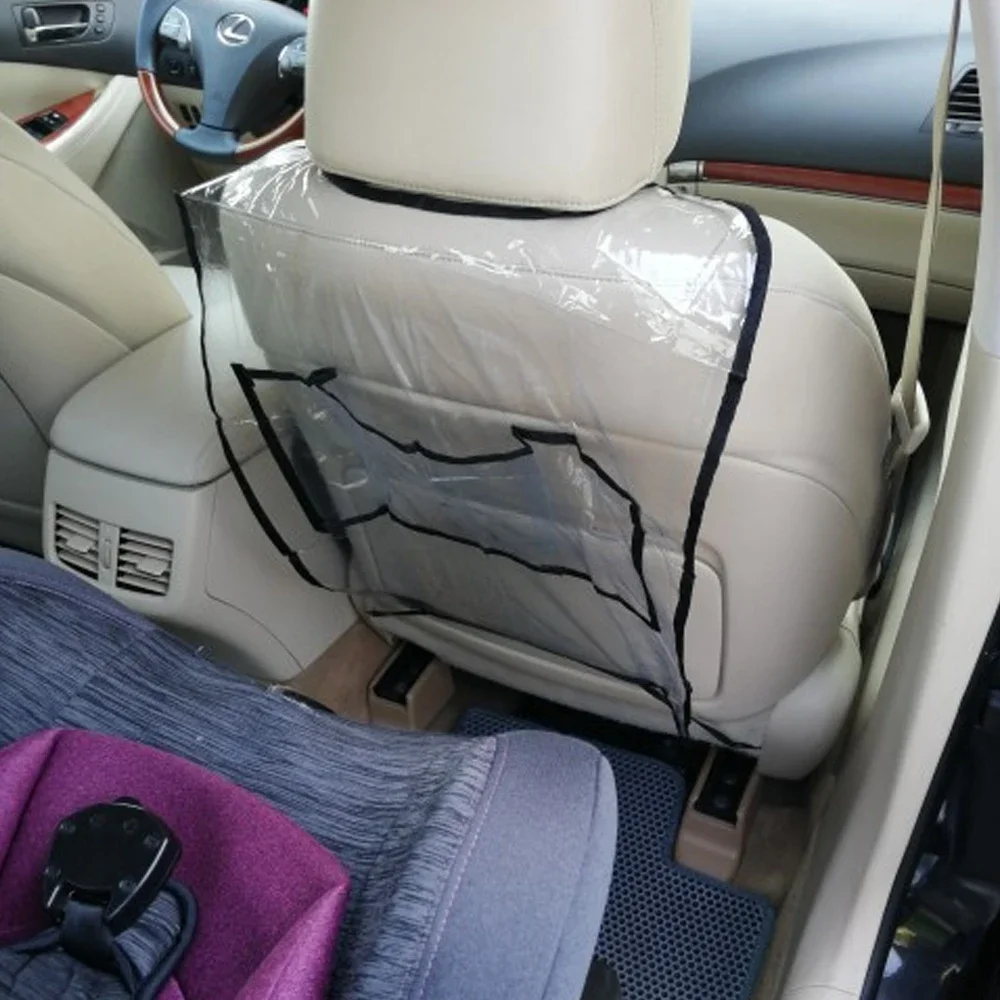 Car Seat Protector Waterproof Protection Car Children Seat Anti-Kick Seat Back Covers Stain-Resistant Protection From Back Car Cover