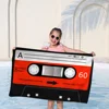Retro Cassette Music Tape Big Microfiber Beach Towels Quick Dry Towel Sand Beach Towels Pool Towel For Travel Swim Pool Yoga 1