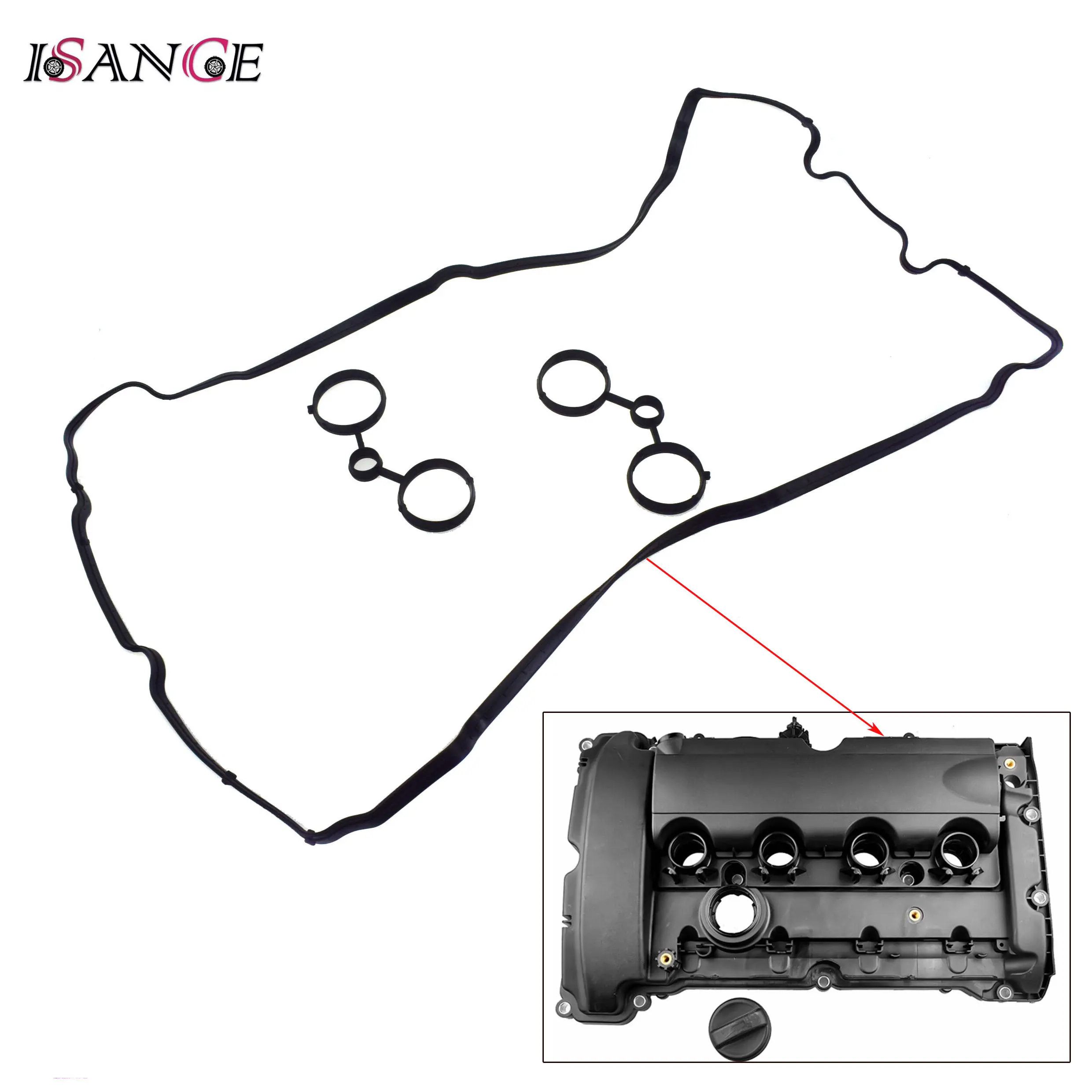 Engine Valve Cover Gasket Seal Kit 11127572851 For Mini Cooper S Jcw