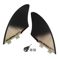 Twin Keel Fins (2 Fins) - Twin Tab or Single Tab Sizes, with Fin Screws and Fin Key - Fins for Fish Surf Boards 2